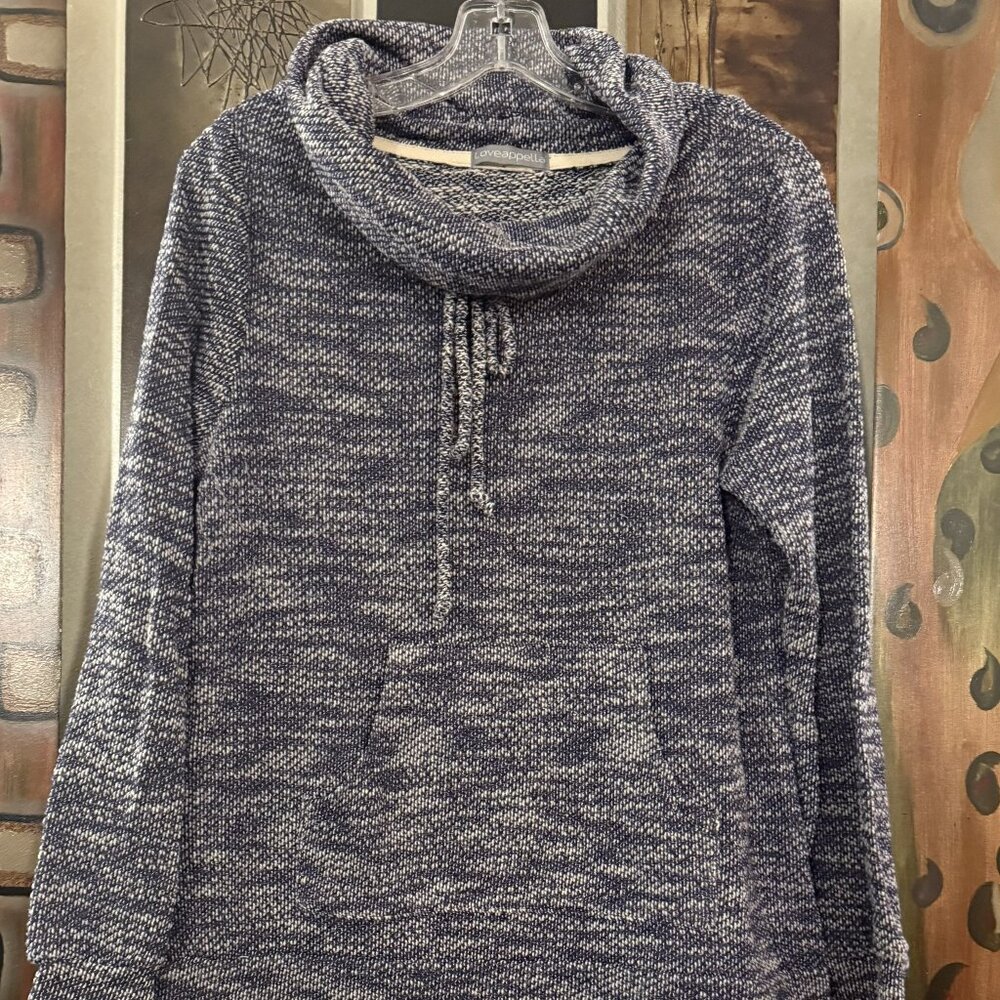 Loveappella cowl neck light weight sweater, Size M